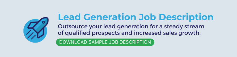 Outsourcing Lead Generation - Sample Job Description