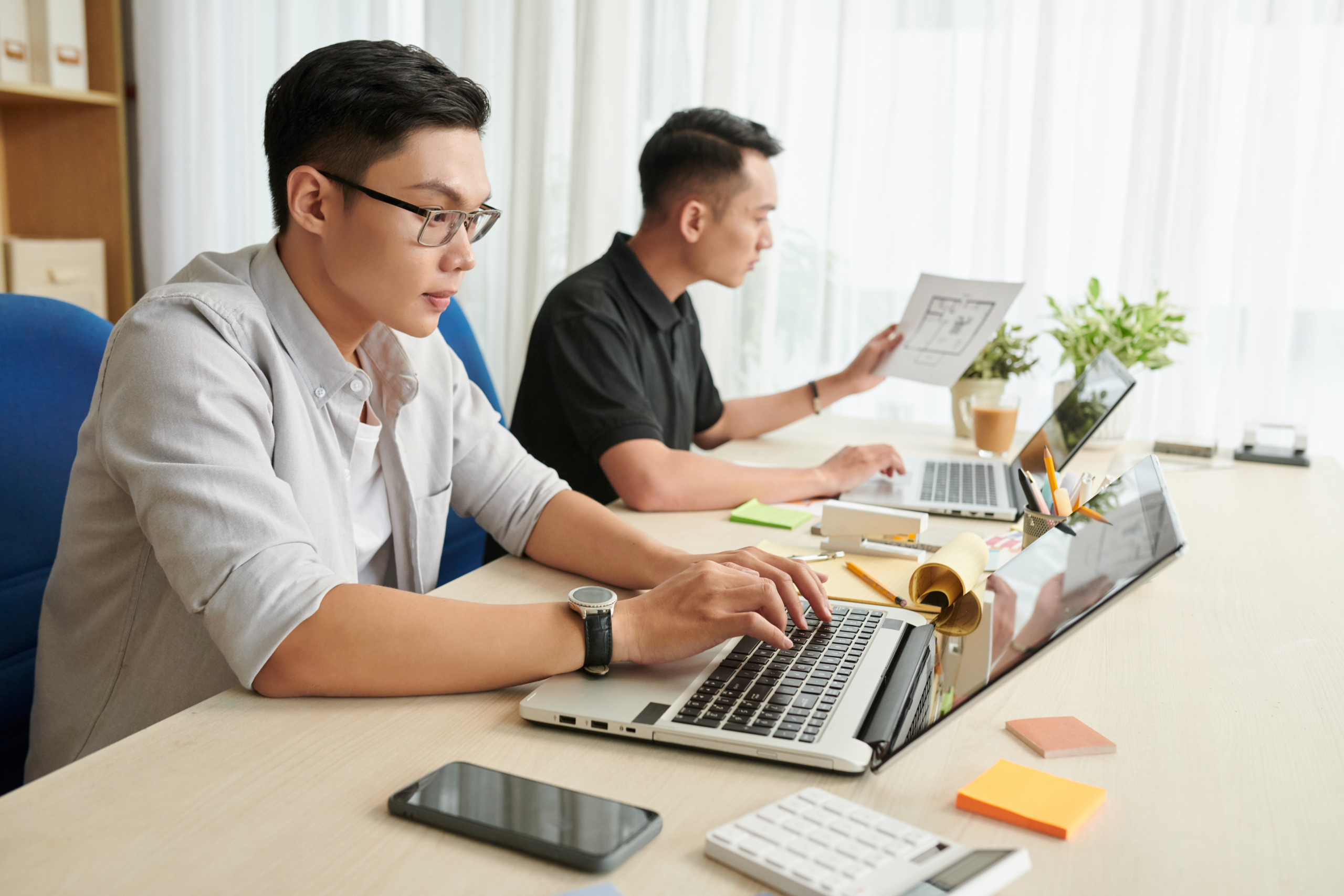 Architect Answering E-mails